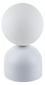 Biała lampka dekoracyjna na stolik Miki