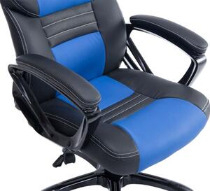 Krzesło biurowe Adina czarno/niebieskie