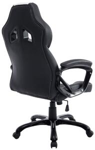 Krzesło biurowe Adina czarno-białe