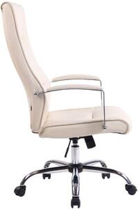 Krzesło biurowe Adionilla kremowe