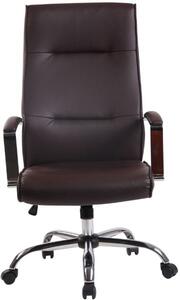 Krzesło biurowe Adionilla brązowe