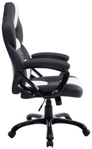 Krzesło biurowe Adina czarno-białe
