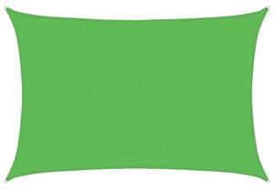 Żagiel przeciwsłoneczny, 160 g/m², jasnozielony, 3,5x4,5m, hdpe