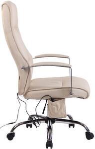 Krzesło biurowe Adona kremowe