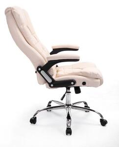 Krzesło biurowe Aduana kremowe