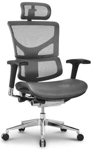Krzesło biurowe Adria szare