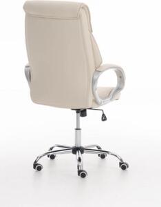 Krzesło biurowe Affortunata kremowe