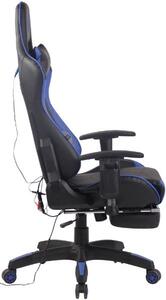 Krzesło biurowe Africana czarno/niebieskie
