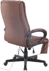 Krzesło biurowe Agazia brązowe
