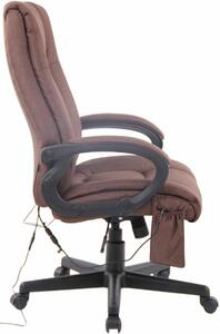 Krzesło biurowe Agazia brązowe
