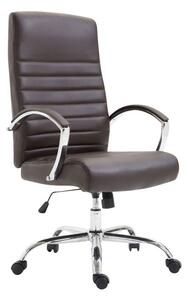 Krzesło biurowe Agape brązowe