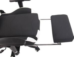 Krzesło biurowe Afrodite czarno-białe