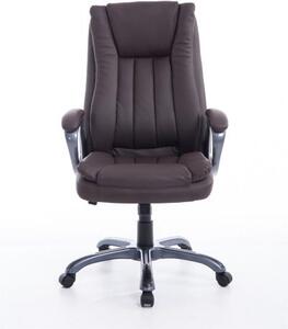 Krzesło biurowe Cason brązowe
