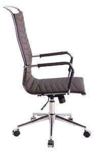 Krzesło biurowe Dillon brązowe