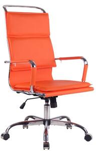 Krzesło biurowe Justice pomarańczowe