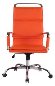 Krzesło biurowe Justice pomarańczowe
