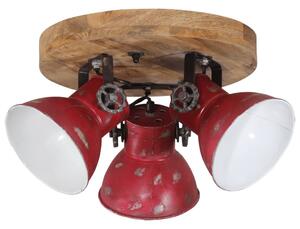 Lampa sufitowa, 25 W, postarzany czerwony, 35x35x25 cm, E27