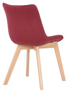 Krzesło do jadalni Alessina czerwone