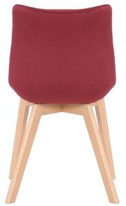 Krzesło do jadalni Alessina czerwone