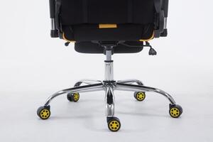 Fotel biurowy Amabile racing czarny/żółty