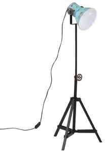 Lampa stojąca, 25 W, postarzany niebieski, 35x35x65/95 cm, E27