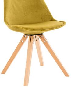 Krzesło Annarosa żółte