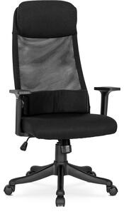 Krzesło Biurowe Ergonomiczny Czarny MELIS