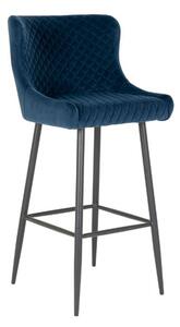 Krzesło barowe ciemnoniebieskie Ilvia