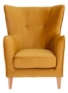 Krzesło musztardowo-żółte Iliade