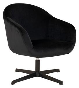 Czarne krzesło do salonu Larina