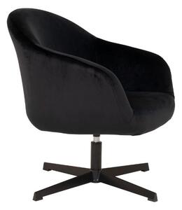 Czarne krzesło do salonu Larina
