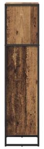 Szafka na książki stare drewno 40 x 30 x 121 cm