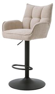 Kremowe hokery z regulowaną wysokością zestaw 2 szt. Marilla – Unique Furniture