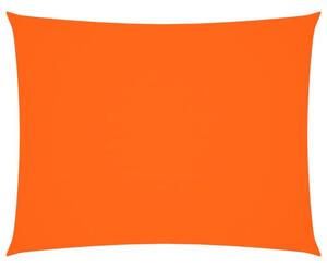 Prostokątny żagiel ogrodowy, tkanina oxford, 6x8 m, pomarańcz
