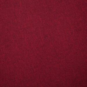 Sofa 3-osobowa, tapicerowana tkaninÄ , kolor czerwonego wina