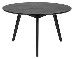 Czarny stolik Rowico YuRAi , ⌀ 90 cm