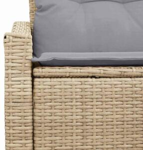 Sofa ogrodowa z poduszką 123 x 62 x 69 cm polirattan