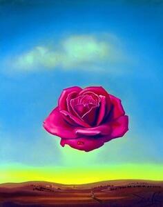 Druk artystyczny Salvador Dali - Medative Rose, Salvador Dalí