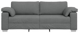 Sofa ciemnoszary 219 x 77 x 82 cm tkanina