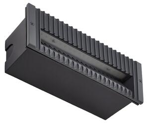 Zewnętrzna Lampa Lucande, Tavion, czarny, taras, aluminium, nowoczesny