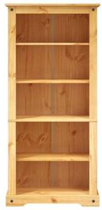 Biblioteczka w meksykańskim stylu corona, sosna, 80x40x170 cm