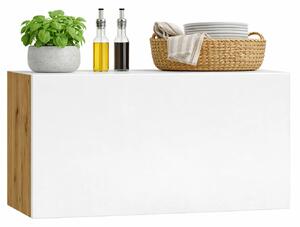 Szafka na okap 60 cm dąb artisan + popiel M2-L09