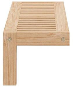 Åcienny stojak wiszÄ cy naturalny 62 x 10 x 12,5 cm lity bukowy