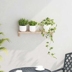 Åcienny stojak wiszÄ cy naturalny 62 x 10 x 12,5 cm lity bukowy