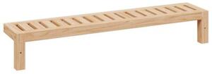 Åcienny stojak wiszÄ cy naturalny 62 x 10 x 12,5 cm lity bukowy