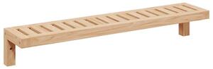 Åcienny stojak wiszÄ cy naturalny 62 x 10 x 12,5 cm lity bukowy