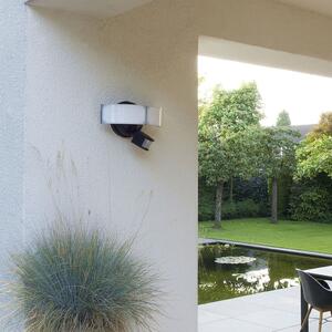 Luxform Lampa ogrodowa LED Manaus, zasilana bateriami, biało-czarna