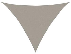 Żagiel przeciwsłoneczny, 160 g/m², jasnoszary, 2,5x2,5x3,5 m