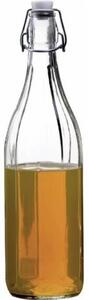 Szklana butelka z zamknięciem typu clip, 1 l, 6szt., 1 l