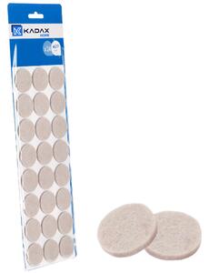 Podkładki filcowe Sort pod meble okrągłe 29mm beż zestaw 24 sztuk